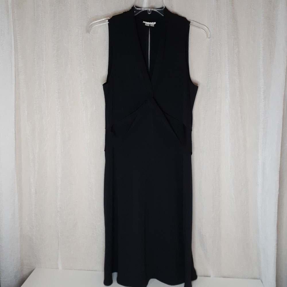 London Times‎ women’s Black Sleeveless v-neck Dress size 14